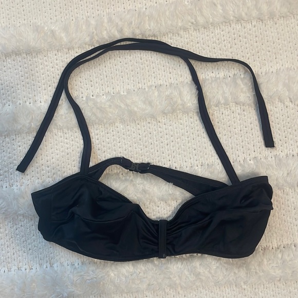 Vintage solar bikini black swimsuit 2 piece bathing suit Germany size 34C 11 12 - Picture 7 of 16